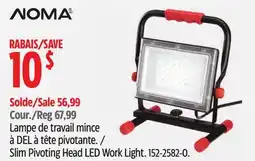 Canadian Tire NOMA Slim Pivoting Head LED Work Light offer