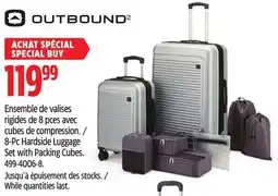 Canadian Tire Outbound 8-Pc Hardside Luggage Set with Packing Cubes offer