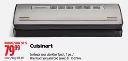 Canadian Tire Cuisinart One-Touch Vacuum Food Sealer, 11 offer
