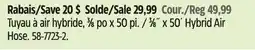 Canadian Tire 3⁄8˝ x 50´ Hybrid Air Hose offer