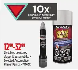 Canadian Tire Selected Automotive Primer Paints offer
