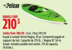 Canadian Tire pelican Magna 10´ Sit-In Kayak offer