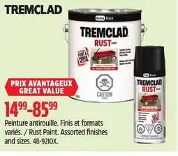 Canadian Tire Tremclad Rust Paint offer
