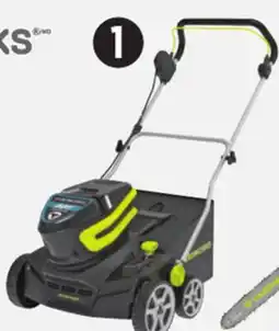 Canadian Tire Yardworks 48V Brushless Dethatcher, 14 with 5Ah Battery & Charger offer