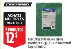Canadian Tire Certified 9 x 12´ Waterproof Tarp offer
