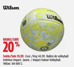 Canadian Tire Wilson Impact Indoor Volleyball offer