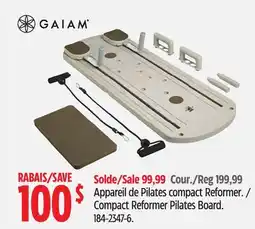 Canadian Tire GAIAM Compact Reformer Pilates Board offer