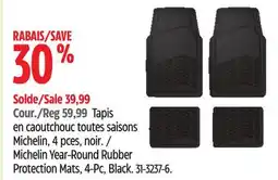 Canadian Tire Michelin Year-Round Rubber Protection Mats, 4-Pc, Black offer