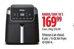Canadian Tire NINJA 6-Qt Air Fryer offer