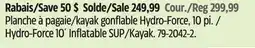 Canadian Tire Hydro-Force 10´ Inflatable SUP/Kayak offer