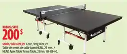 Canadian Tire HEAD Apex Table Tennis Table, 25mm offer