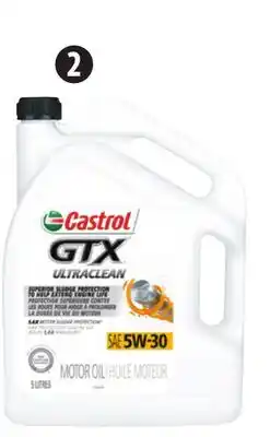 Canadian Tire Castrol GTX Conventional Motor Oil. Selected grades offer