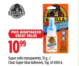 Canadian Tire Clear Super Glue Adhesive offer