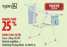 Canadian Tire type A Gullwing Drying Rack offer