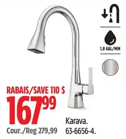Canadian Tire Pfister Karava Kitchen Faucets offer