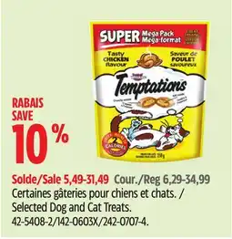 Canadian Tire Selected Dog and Cat Treats offer