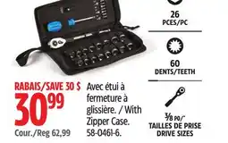 Canadian Tire Mastercraft With Zipper Case offer