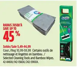 Canadian Tire Mastercraft Selected Cleaning Tools and Bamboo Wipes offer
