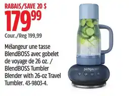 Canadian Tire Ninja BlendBOSS Tumbler Blender with 26-oz Travel Tumbler offer