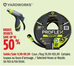 Canadian Tire Yardworks Selected Hoses or Nozzle offer