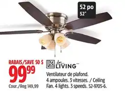Canadian Tire For Living 52 Ceiling Fan offer