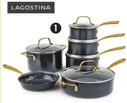 Canadian Tire Lagostina 11-Pc Eleganza Ceramic Pro Cookset offer