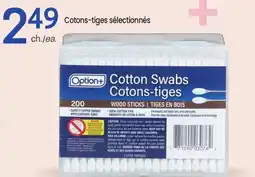 Uniprix OPTION+ Cotons-tiges sélectionnés offer