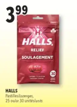 Familiprix HALLS Lozenges, 25 or 30 offer