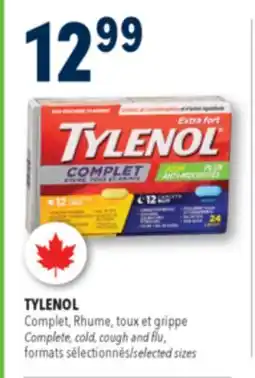 Familiprix TYLENOL Complete, cold, cough and flu offer