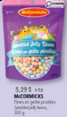 Familiprix MCCORMICKS, Speckled jelly beans offer