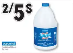 Familiprix essentiel Bleach 2,4litres offer
