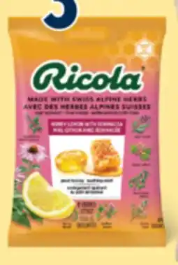 Familiprix RICOLA, Lozenges, 17 or 19 units offer