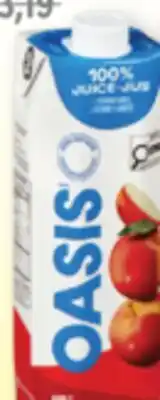 Familiprix OASIS, Fruit juices offer