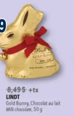 Familiprix LINDT, Gold Bunny, Milk chocolate offer