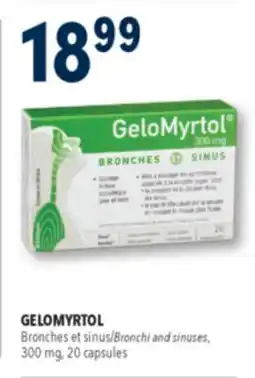 Familiprix GELOMYRTOL Bronchi and sinuses, 300mg, 20capsules offer