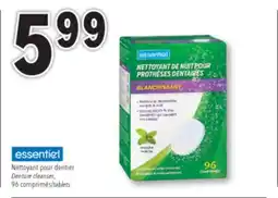 Familiprix ESSENTIEL Denture cleanser, 96 tablets offer