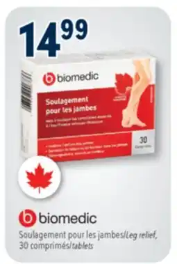 Familiprix biomedic Leg relief, tablets offer