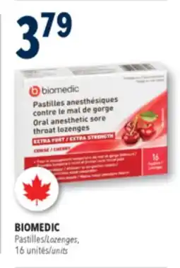 Familiprix BIOMEDIC Pastilles 16 units offer