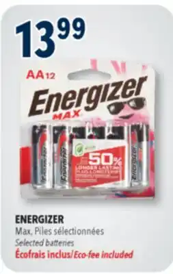 Familiprix ENERGIZER Max Selected batteries offer