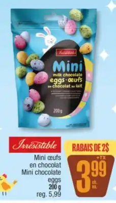 Jean Coutu IRRESISTIBLES Mini chocolate eggs offer