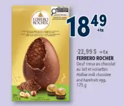 Familiprix Hollow milk chocolate and hazelnuts egg offer