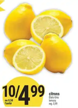 Marché Adonis Citrons | Lemons offer