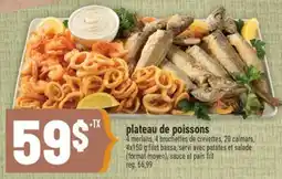 Marché Adonis Plateau de poissons offer