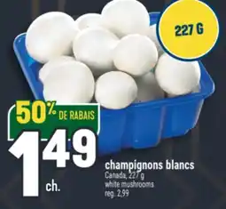 Marché Adonis CHAMPIGNONS BLANCS | WHITE MUSHROOMS offer