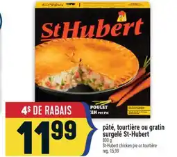 Marché Adonis Pâté, tourtière ou gratin surgelé St-Hubert | St-Hubert chicken pie or tourtière offer
