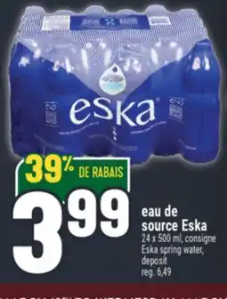 Marché Adonis EAU DE SOURCE ESKA | ESKA SPRING WATER offer