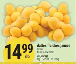 Marché Adonis DATTES FRAÎCHES JAUNES | FRESH YELLOW DATES offer