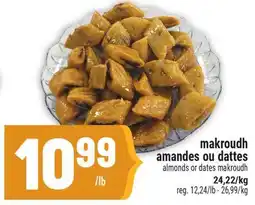 Marché Adonis MAKROUDH AMANDES OU DATTES | ALMONDS OR DATES MAKROUDH offer