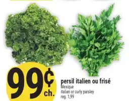 Marché Adonis Persil italien ou frisé | Italian or curly parsley offer