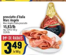 Marché Adonis Prosciutto d'italia Marc Angelo | Marc Angelo d'italia prosciutto offer